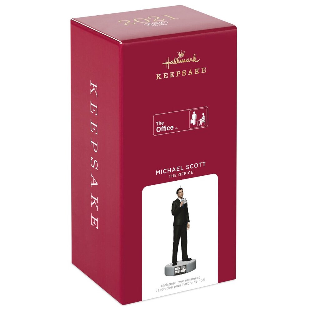 New! The Office Michael Scott Hallmark Keepsake Christmas Ornament with Sound!